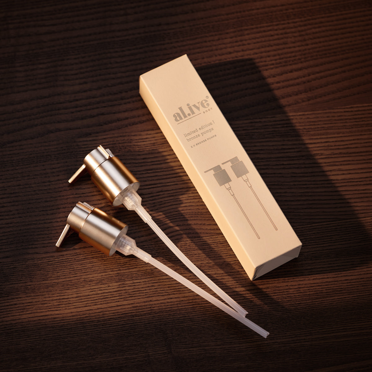 Bathroom Duo Pumps - Bronze Edition