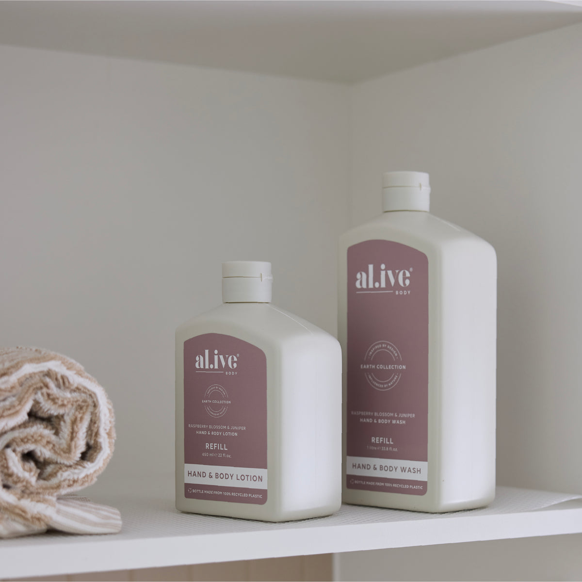 650ML LOTION REFILL - RASPBERRY BLOSSOM & JUNIPER
