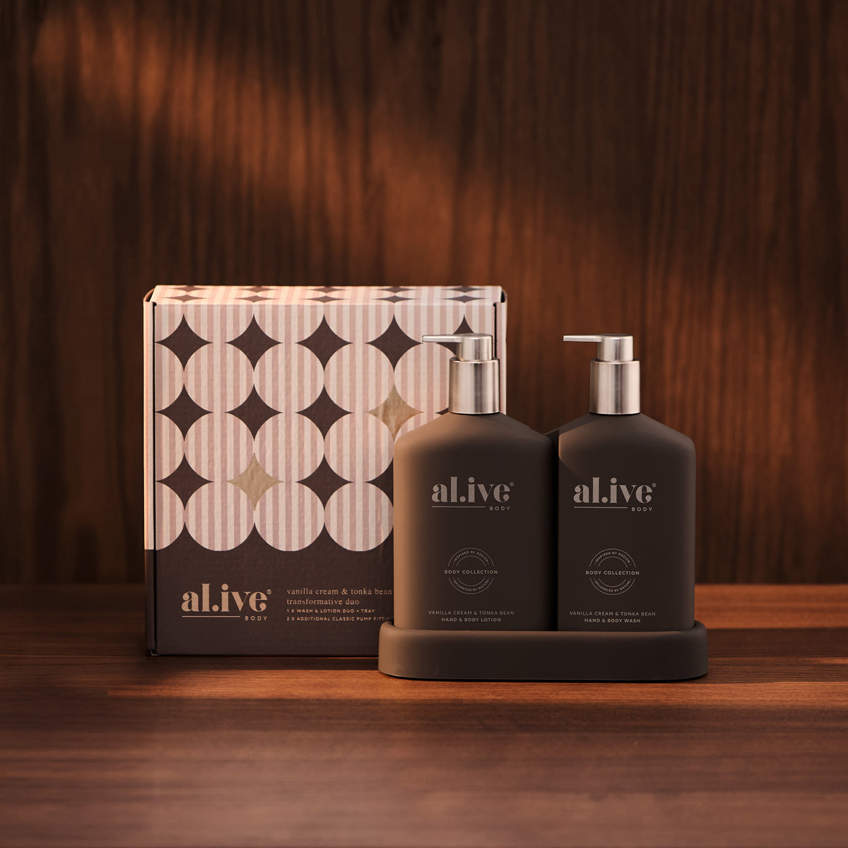 Transformative Bathroom Duo - Vanilla Cream & Tonka Bean