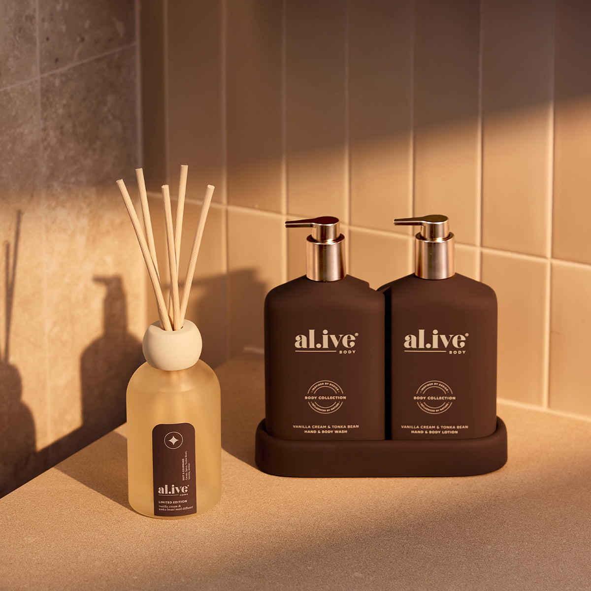 Transformative Bathroom Duo - Vanilla Cream & Tonka Bean