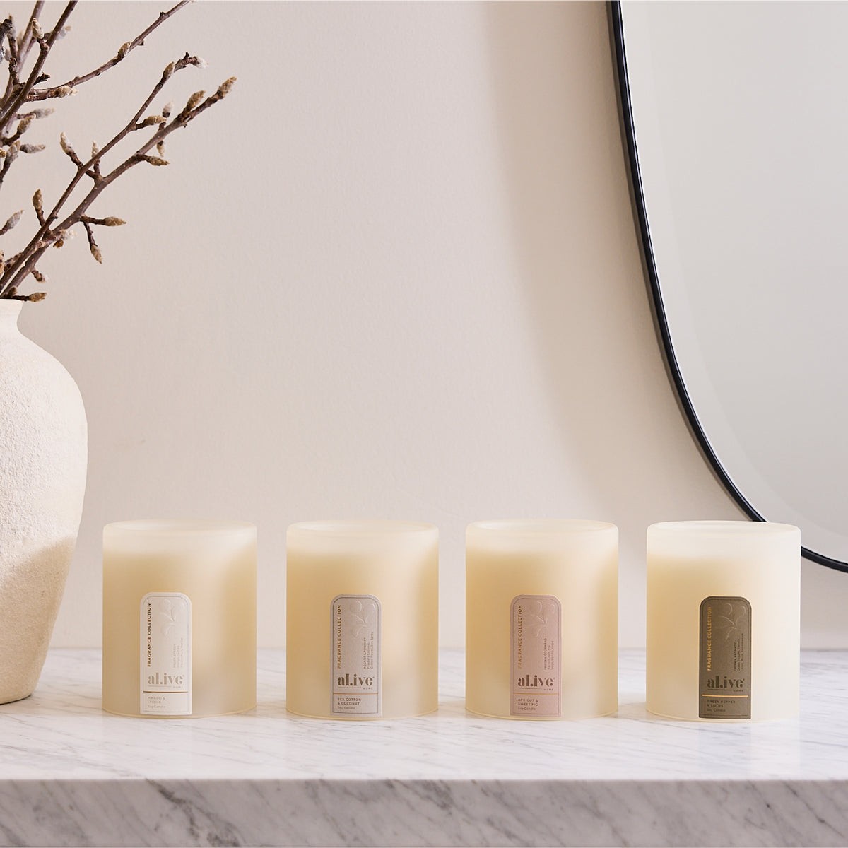 SOY CANDLE - APRICOT & SWEET FIG