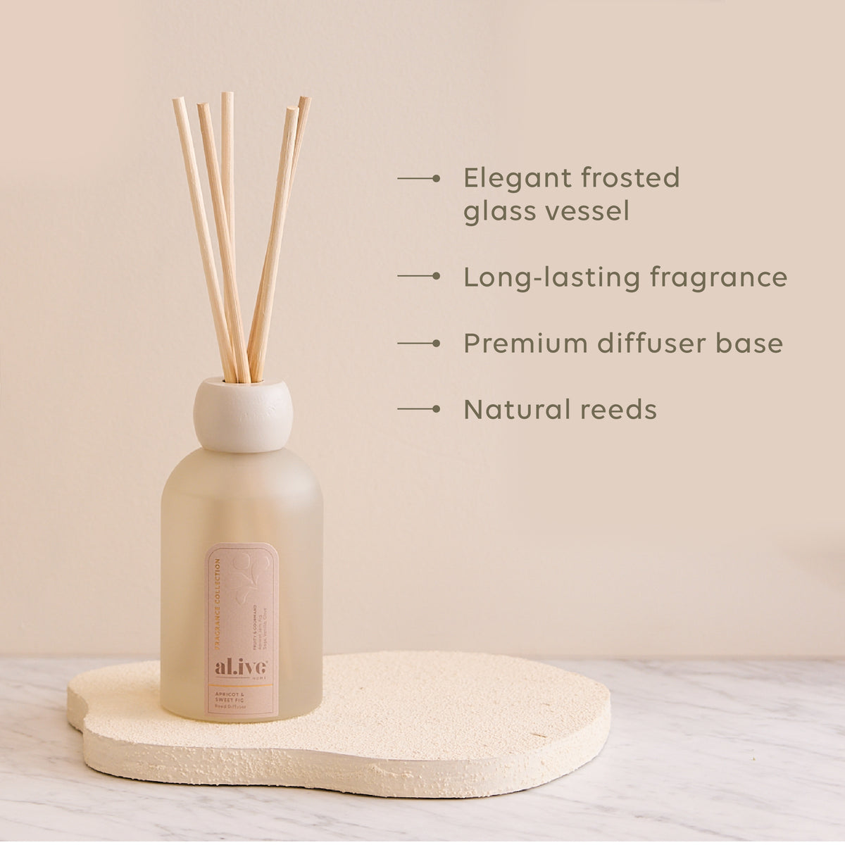 REED DIFFUSER - APRICOT & SWEET FIG