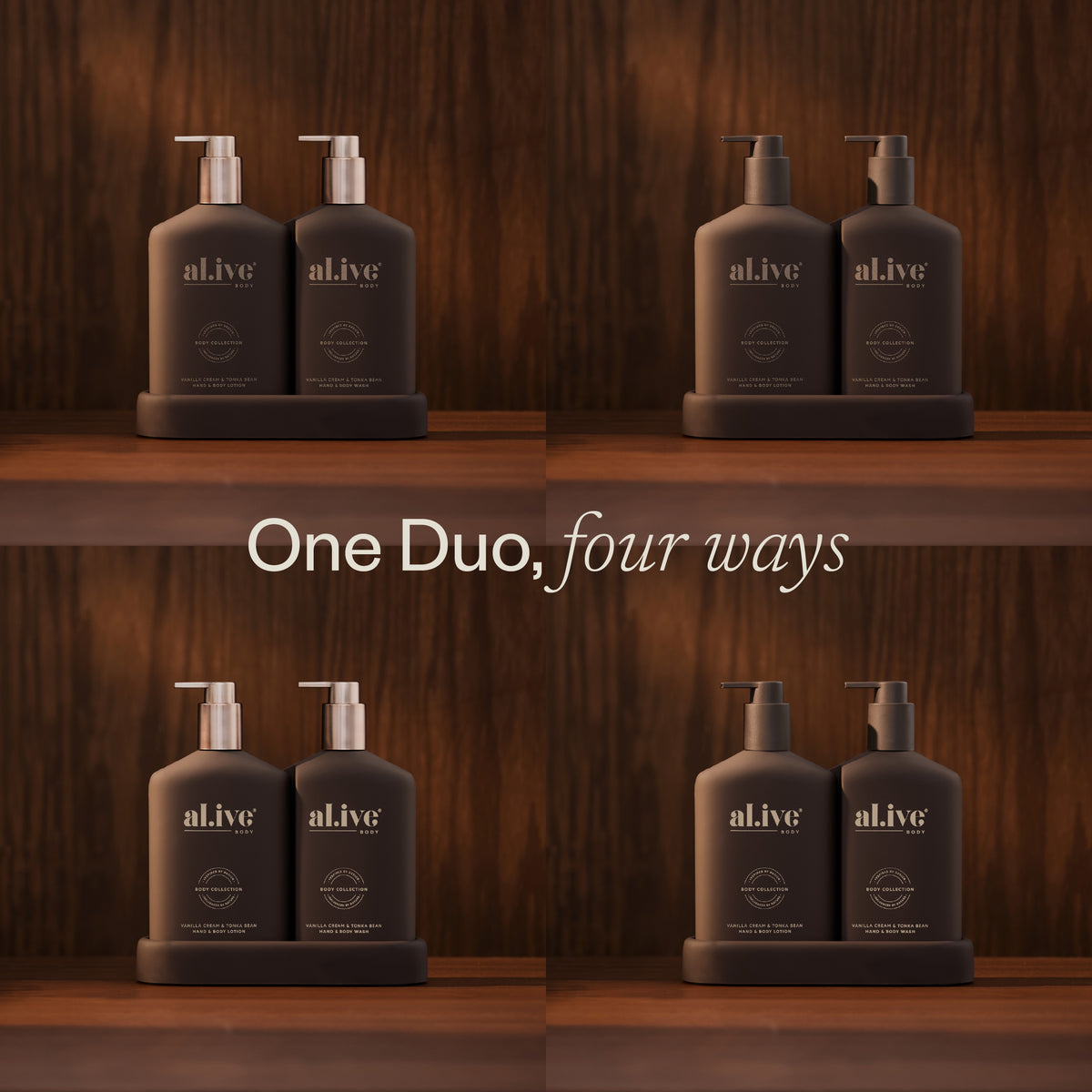 Transformative Bathroom Duo - Vanilla Cream & Tonka Bean