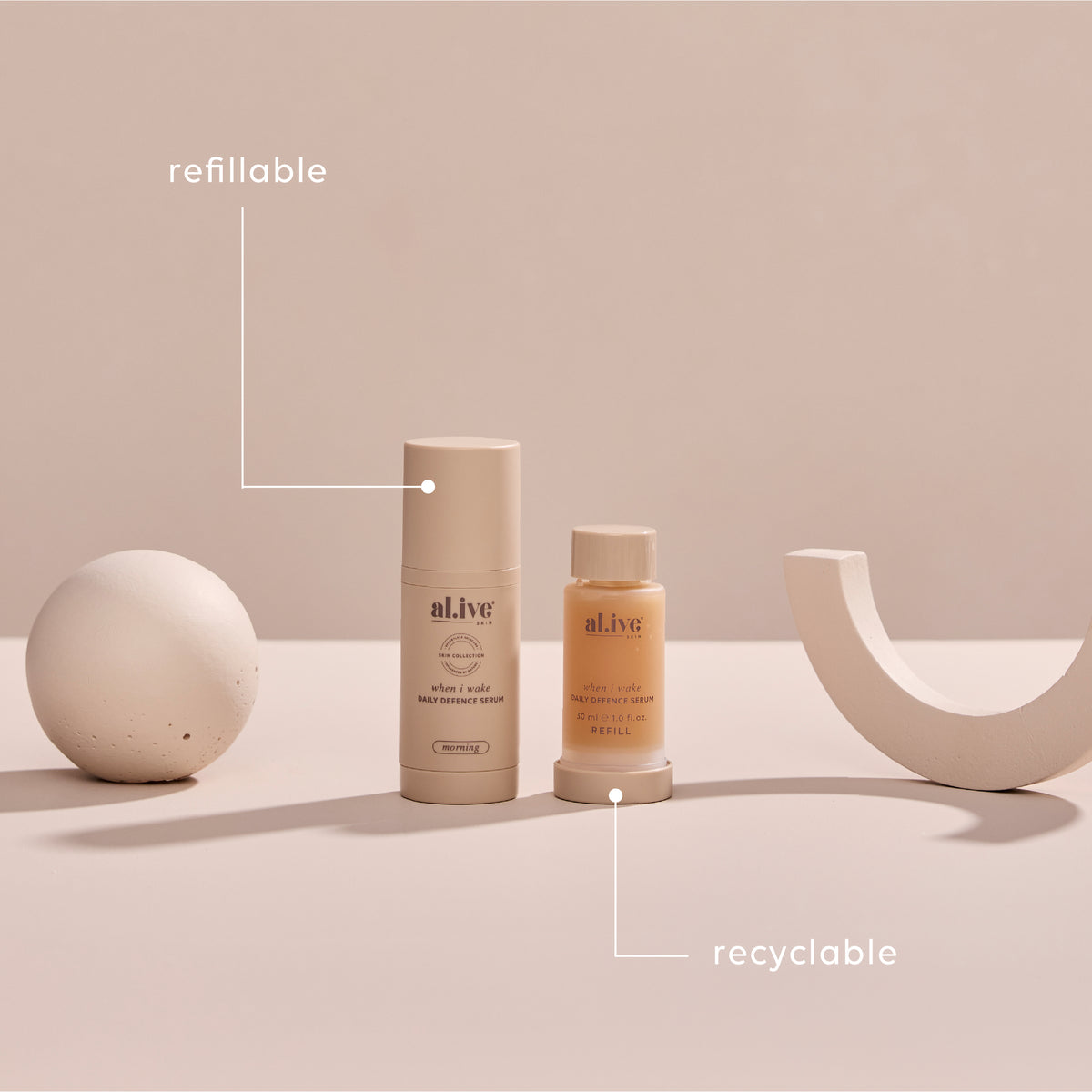 WHEN I WAKE - DAILY DEFENCE SERUM REFILL