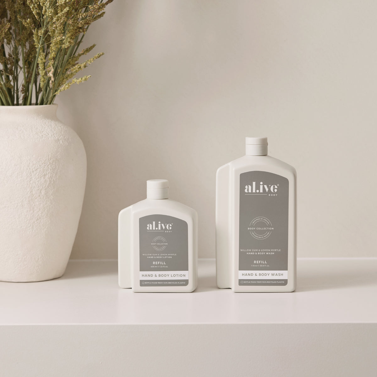 650ML LOTION REFILL - WILLOW GUM & LEMON MYRTLE