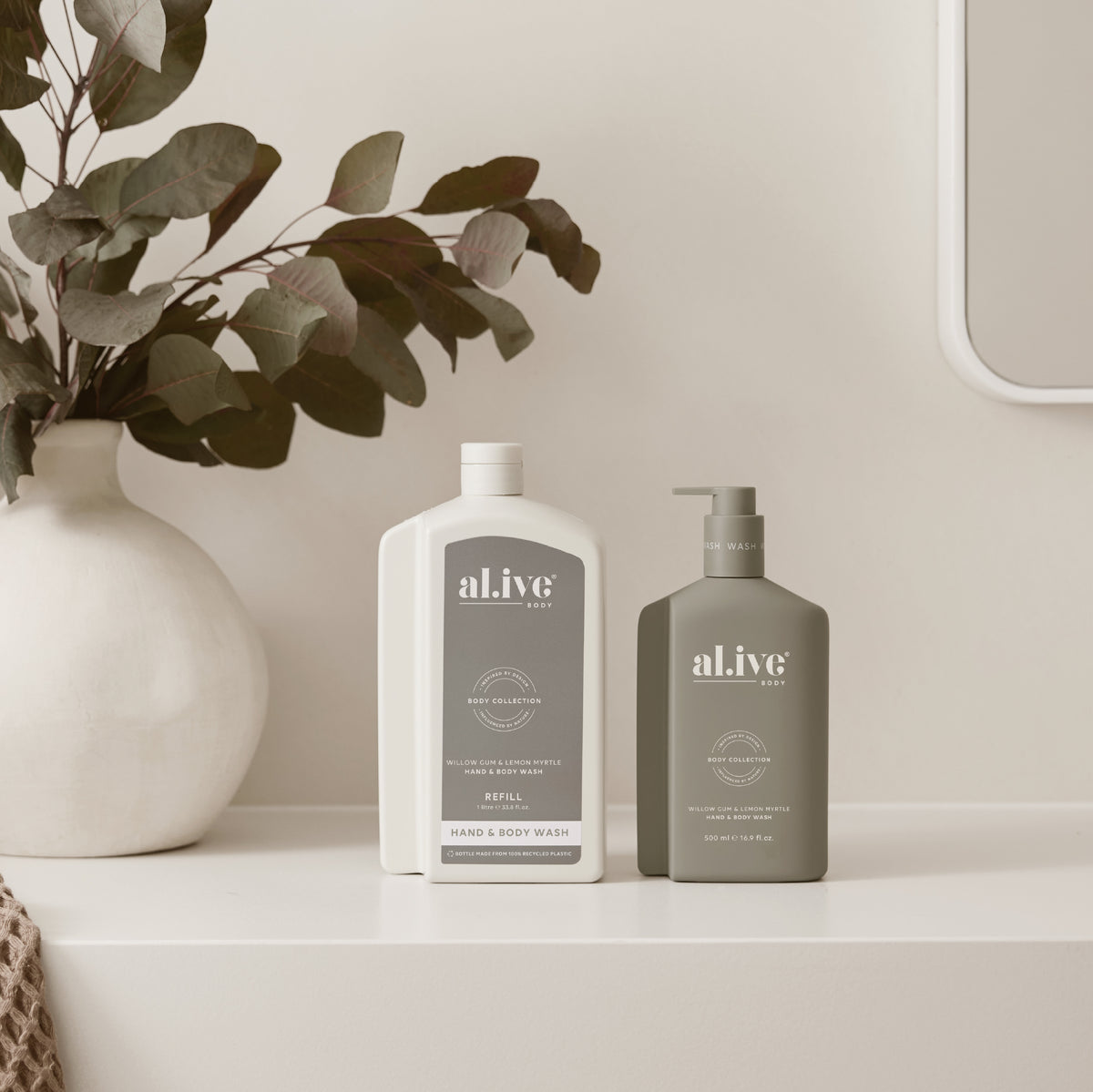 1 L WASH REFILL - WILLOW GUM & LEMON MYRTLE