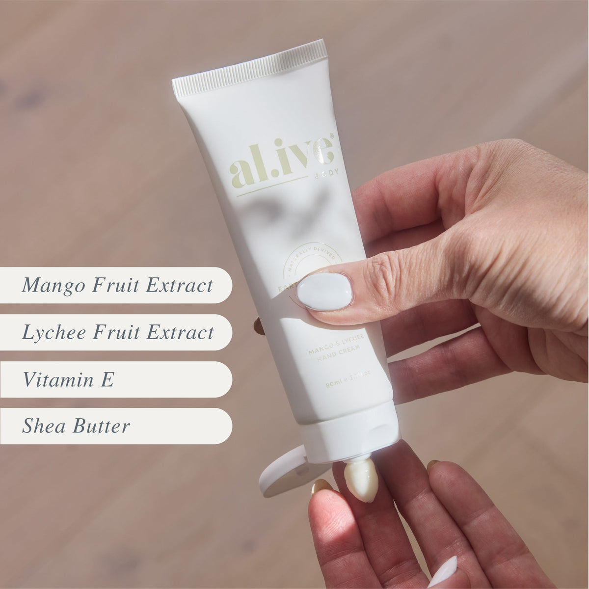 HAND CREAM - MANGO & LYCHEE - al.ive body