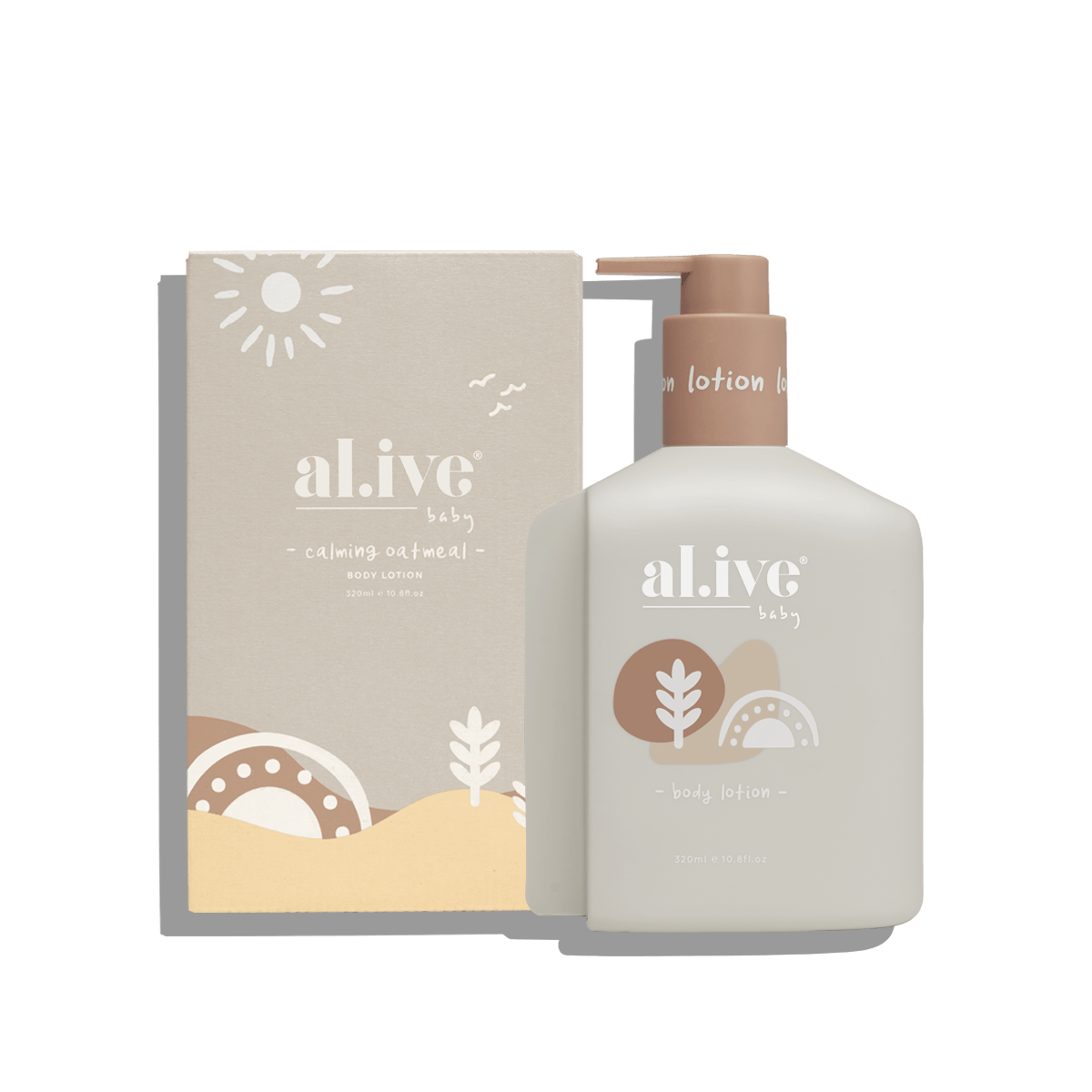 BABY BODY LOTION - CALMING OATMEAL - al.ive body