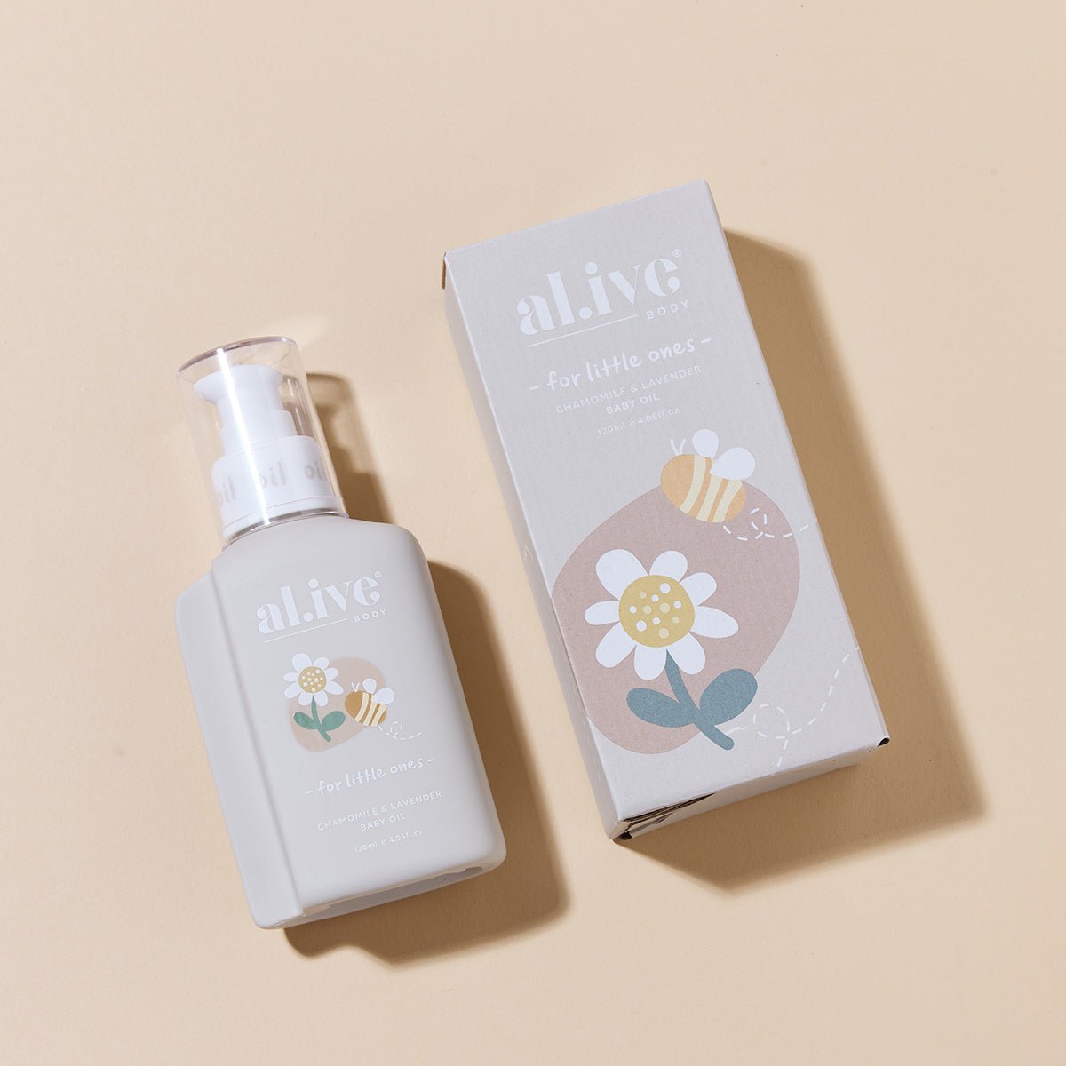 Chamomile & Lavender Baby Oil - al.ive body
