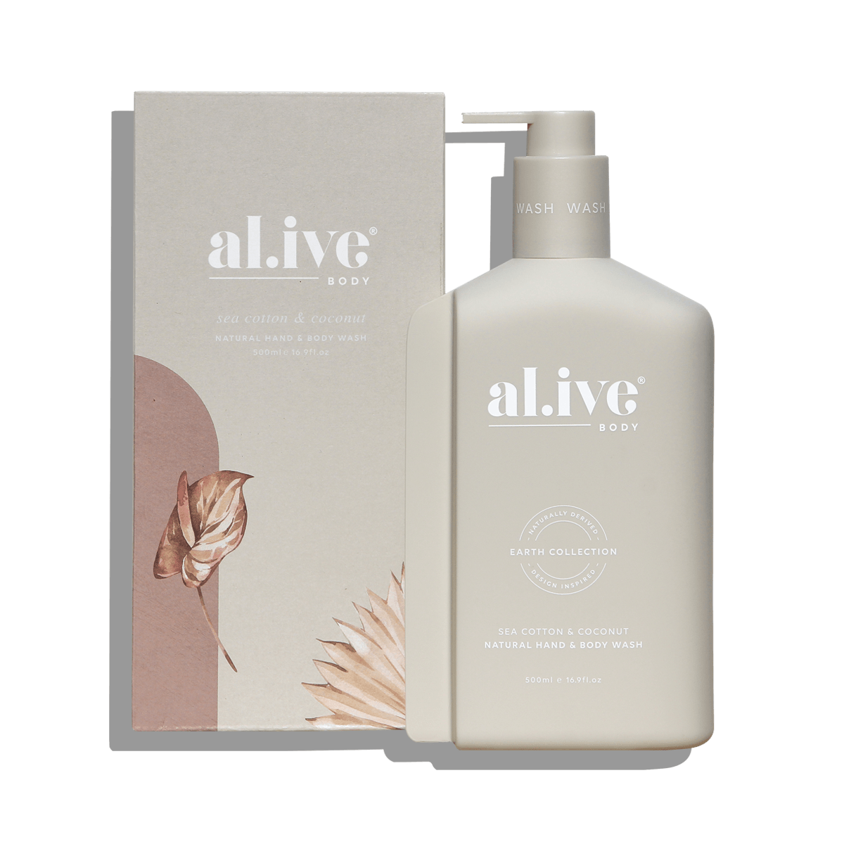 Hand & Body Wash - Sea Cotton & Coconut - al.ive body