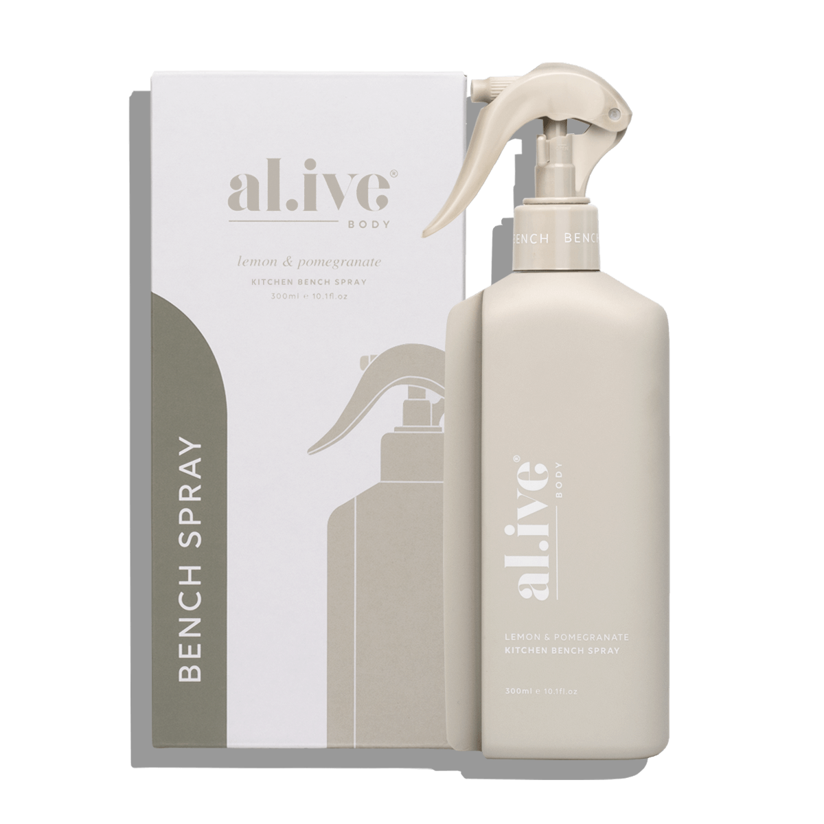 KITCHEN BENCH SPRAY - LEMON & POMEGRANATE - al.ive body