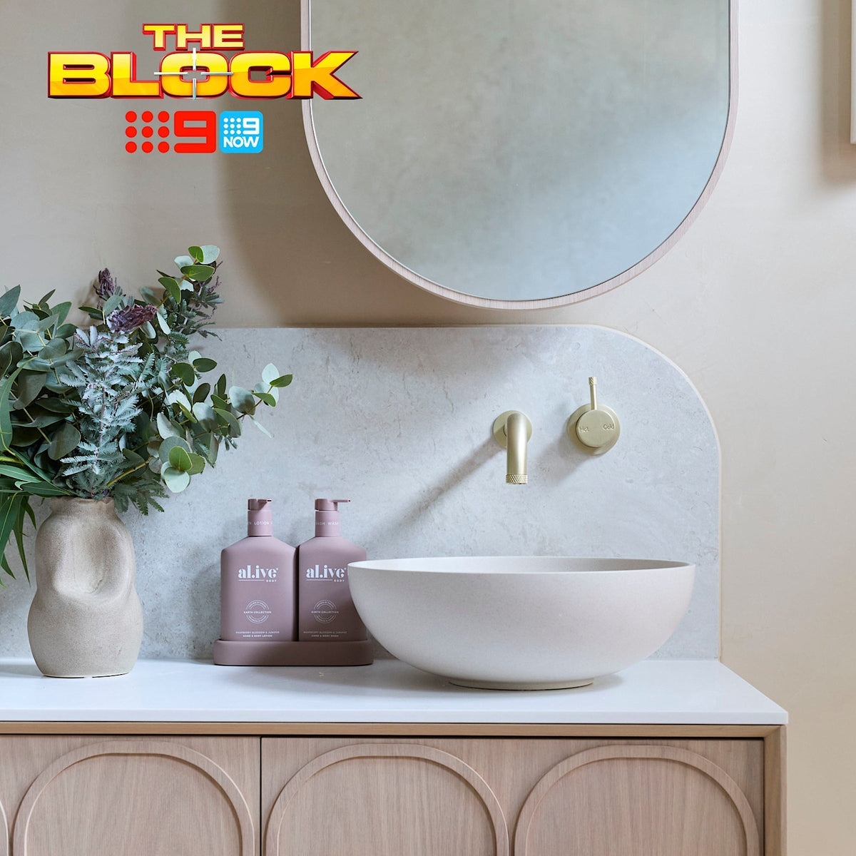 The Block 2026, Week 2: Family Bathroom Reveals Featuring al.ive body