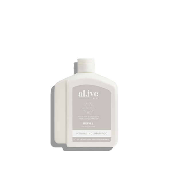 650ML SHAMPOO REFILL - WHITE TEA & ARGAN OIL