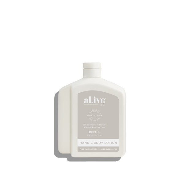 650ML LOTION REFILL - SEA COTTON & COCONUT