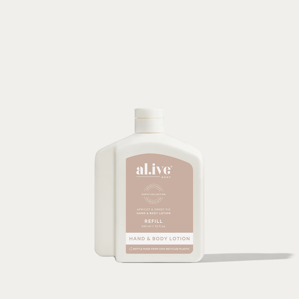650ML LOTION REFILL - APRICOT & SWEET FIG