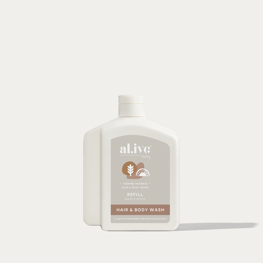 650ML BABY WASH REFILL - CALMING OATMEAL