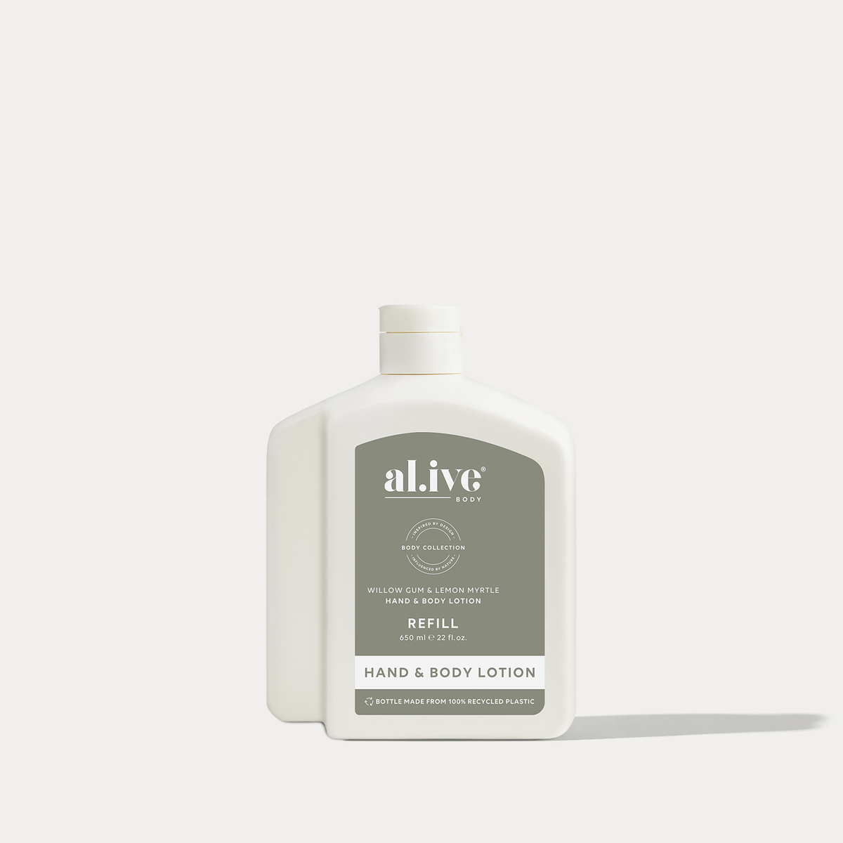 650ML LOTION REFILL - WILLOW GUM & LEMON MYRTLE