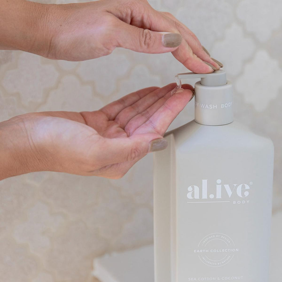 750ML BODY WASH - SEA COTTON & COCONUT