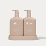 Bathroom Duo Wash + Lotion - Apricot & Sweet Fig