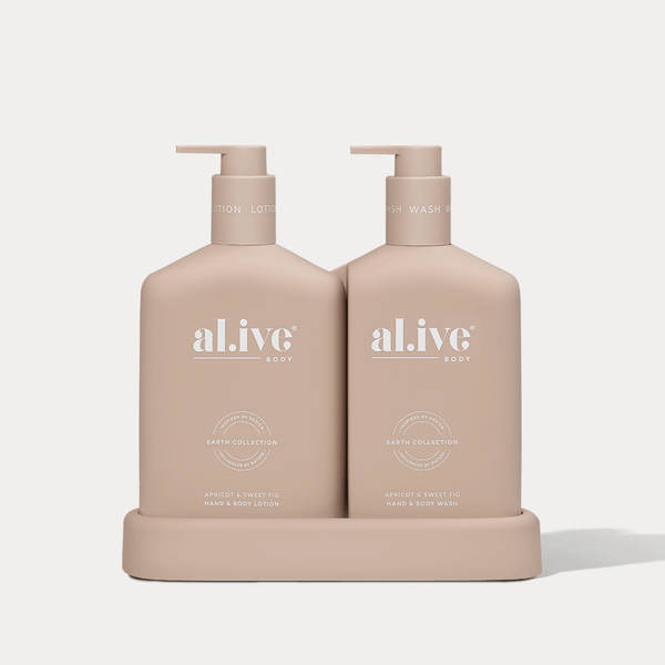 Bathroom Duo Wash + Lotion - Apricot & Sweet Fig