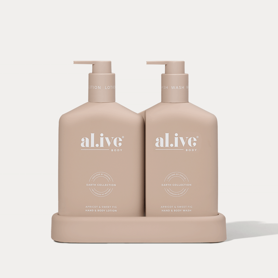 Bathroom Duo Wash + Lotion - Apricot & Sweet Fig