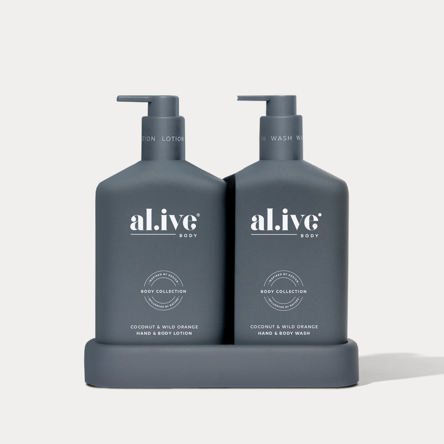 Bathroom Duo Wash + Lotion - Coconut & Wild Orange