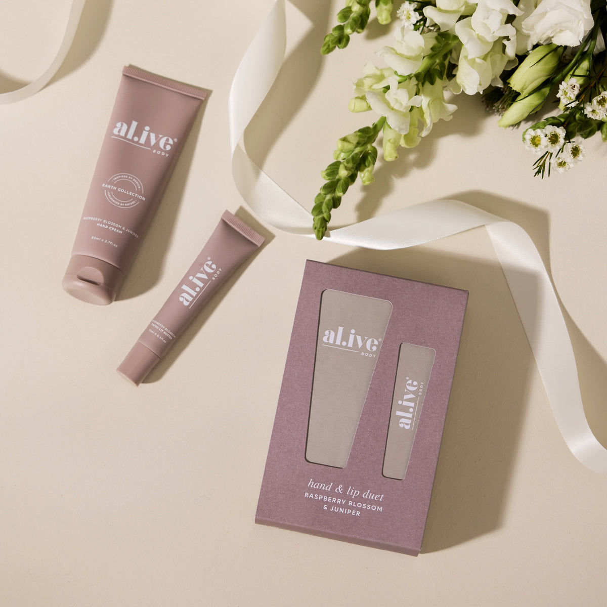 Hand & Lip Duet - Raspberry Blossom & Juniper