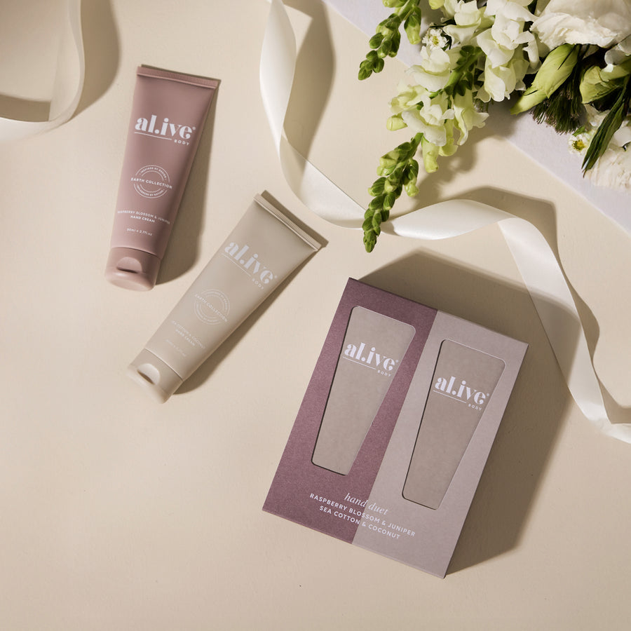 Hand Duet - Raspberry Blossom & Juniper + Sea Cotton & Coconut