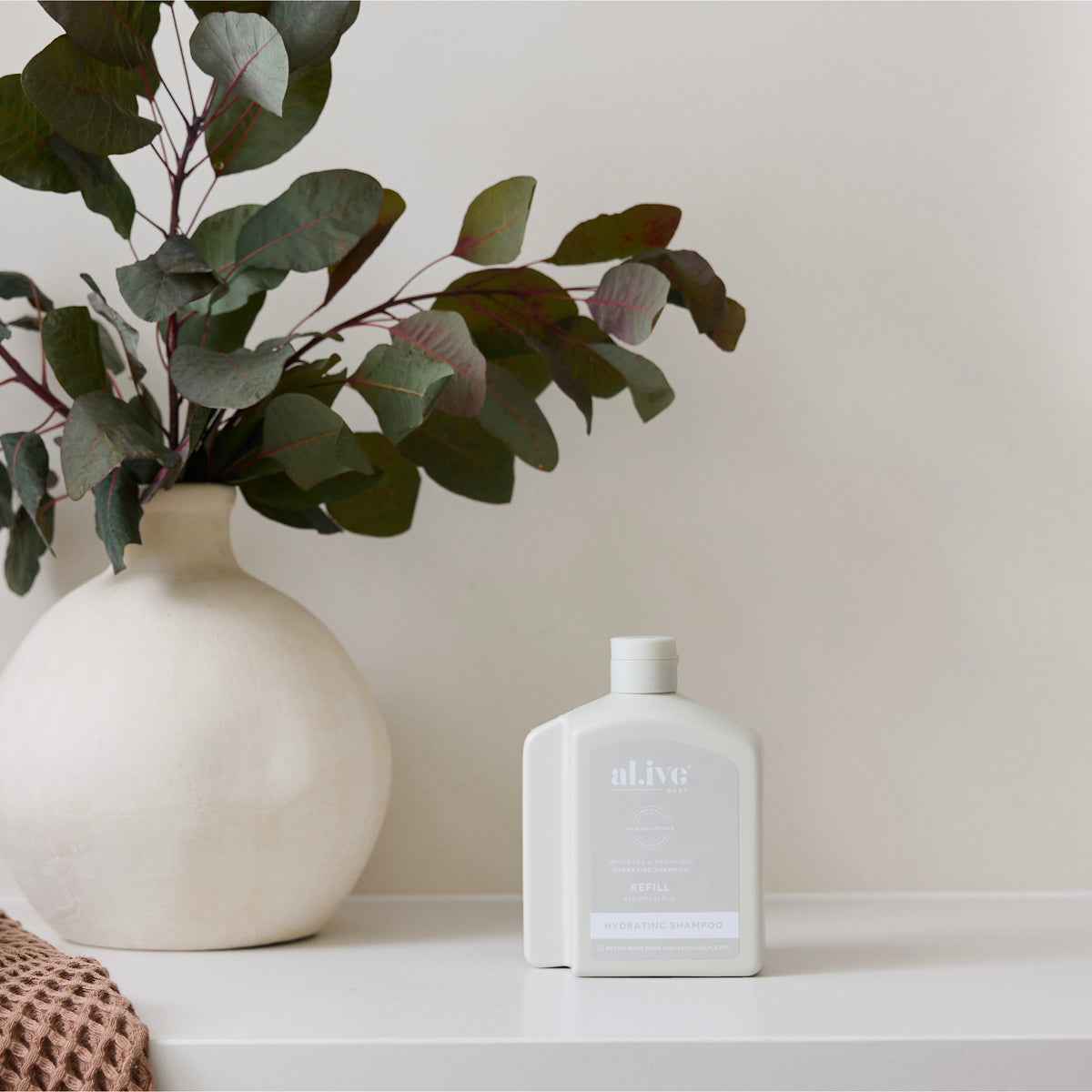 650ML SHAMPOO REFILL - WHITE TEA & ARGAN OIL