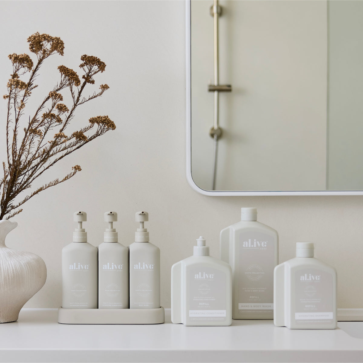 650ML CONDITIONER REFILL- WHITE TEA & ARGAN OIL