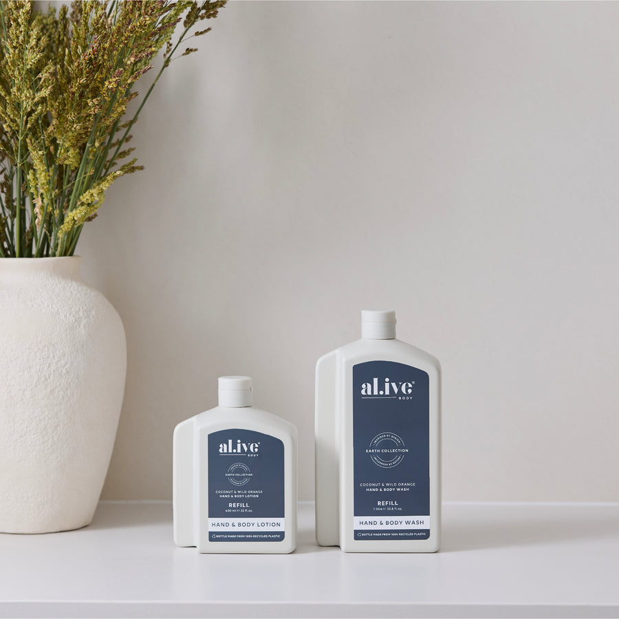 650ML LOTION REFILL - COCONUT & WILD ORANGE