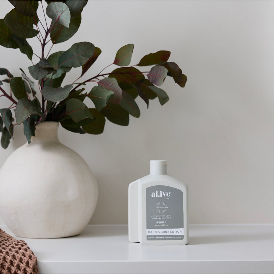 650ML LOTION REFILL - GREEN PEPPER & LOTUS