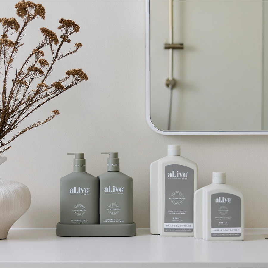 650ML LOTION REFILL - GREEN PEPPER & LOTUS