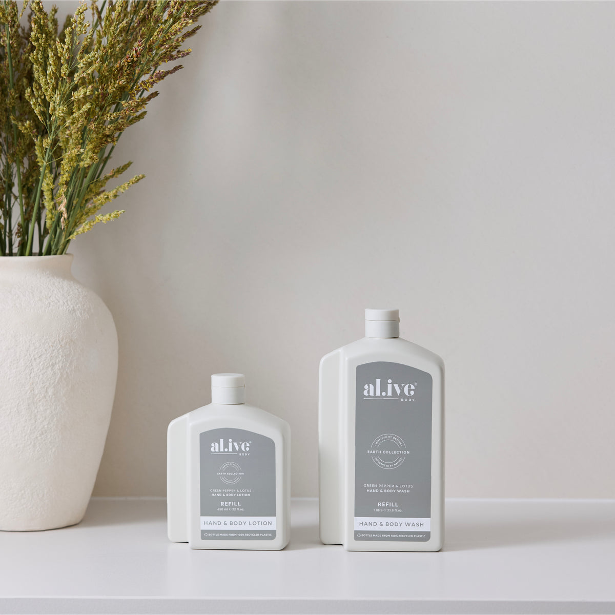 650ML LOTION REFILL - GREEN PEPPER & LOTUS