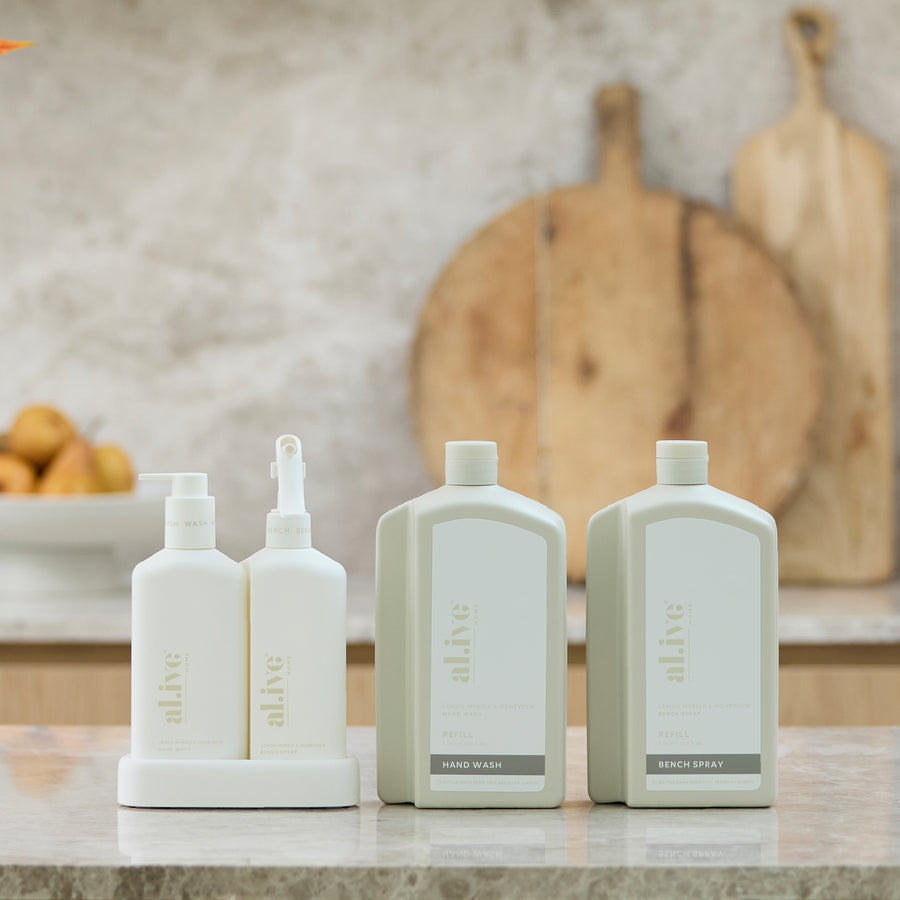 1 L BENCH SPRAY REFILL - LEMON MYRTLE & HONEYDEW