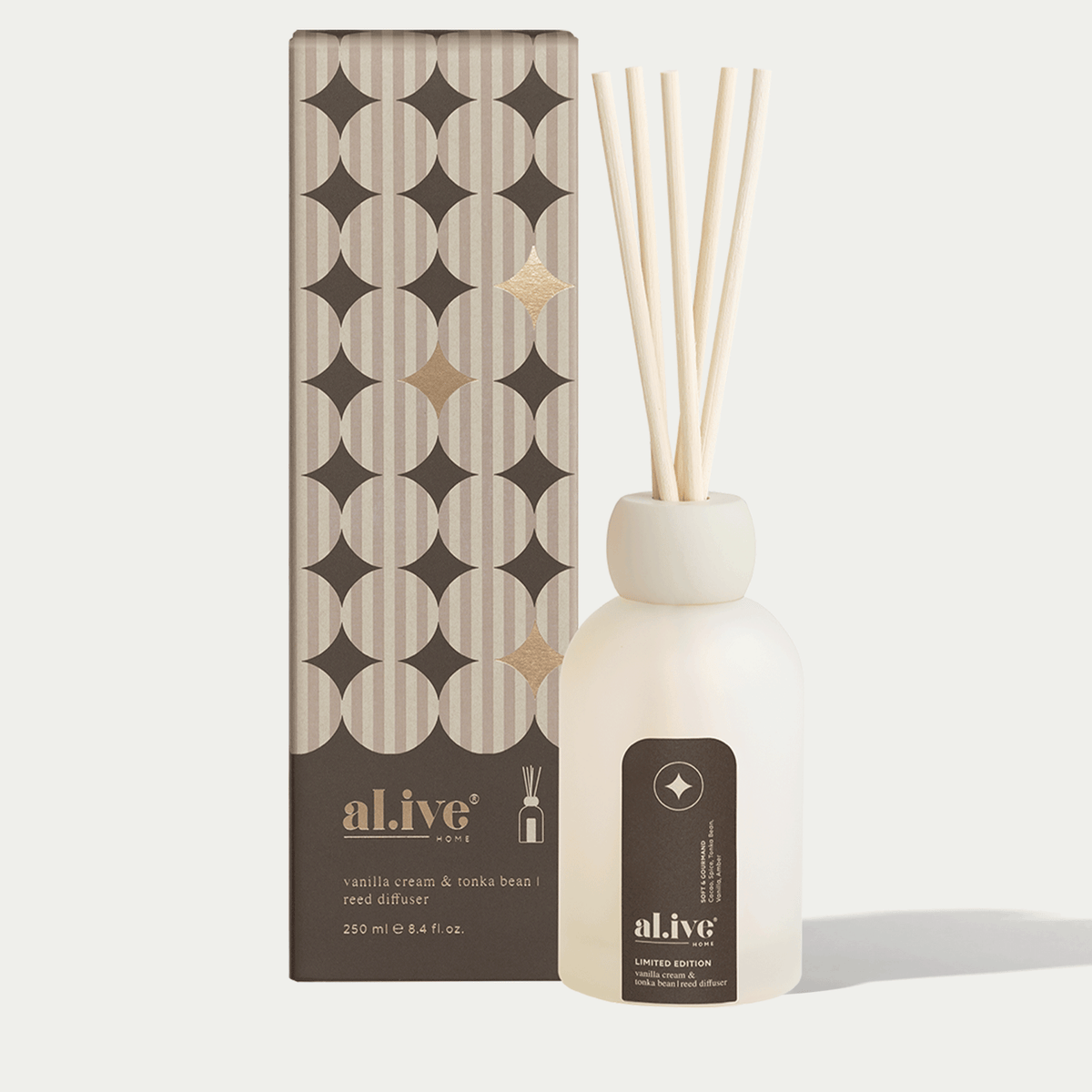 Reed Diffuser - Vanilla Cream & Tonka Bean