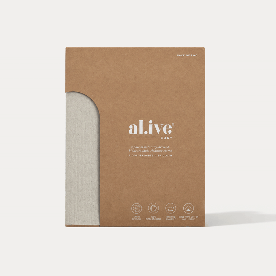 BIODEGRADABLE DISH CLOTH - PACK OF 2