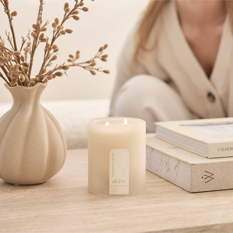 SOY CANDLE - MANGO & LYCHEE