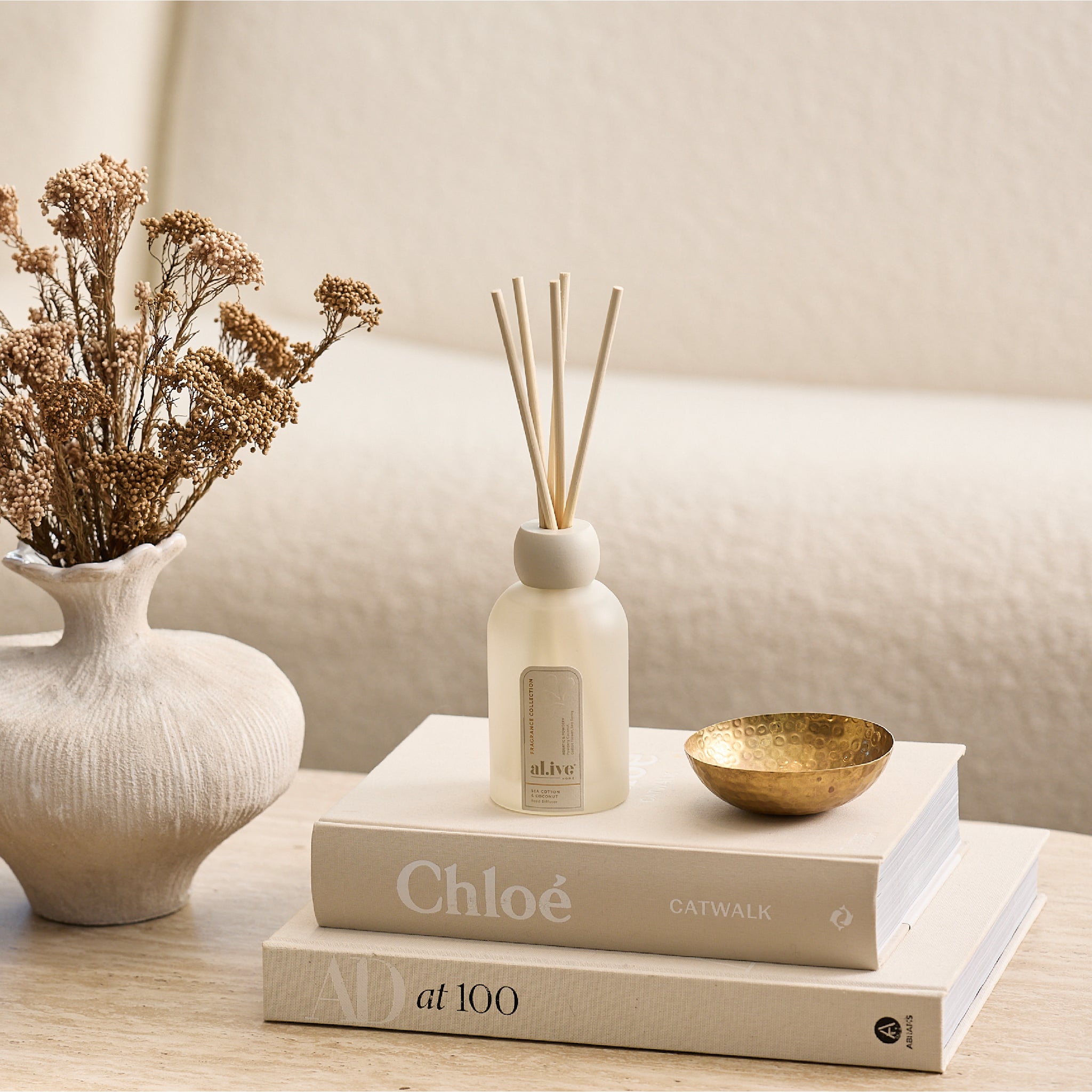 REED DIFFUSER - SEA COTTON & COCONUT – al.ive body