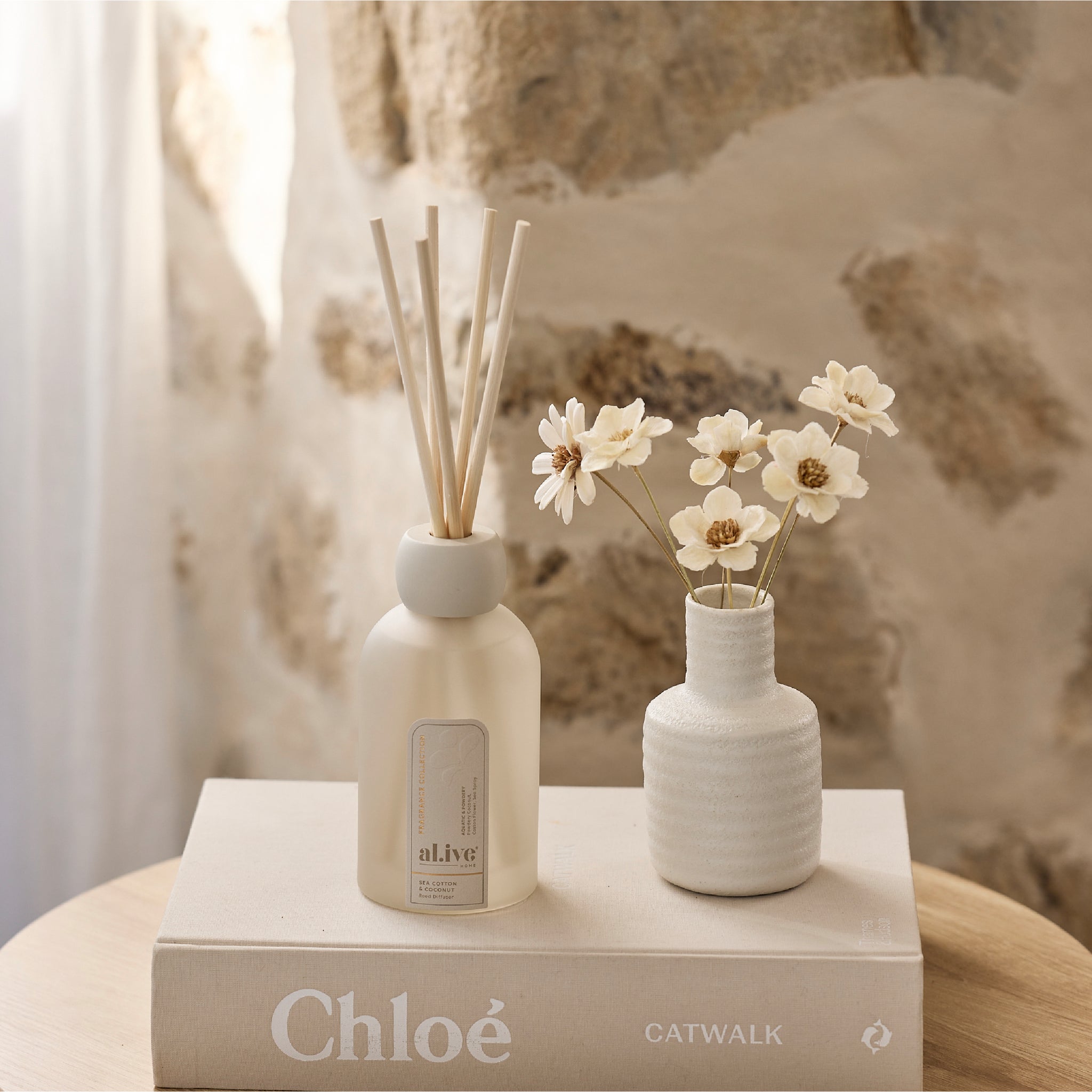 REED DIFFUSER - SEA COTTON & COCONUT – al.ive body