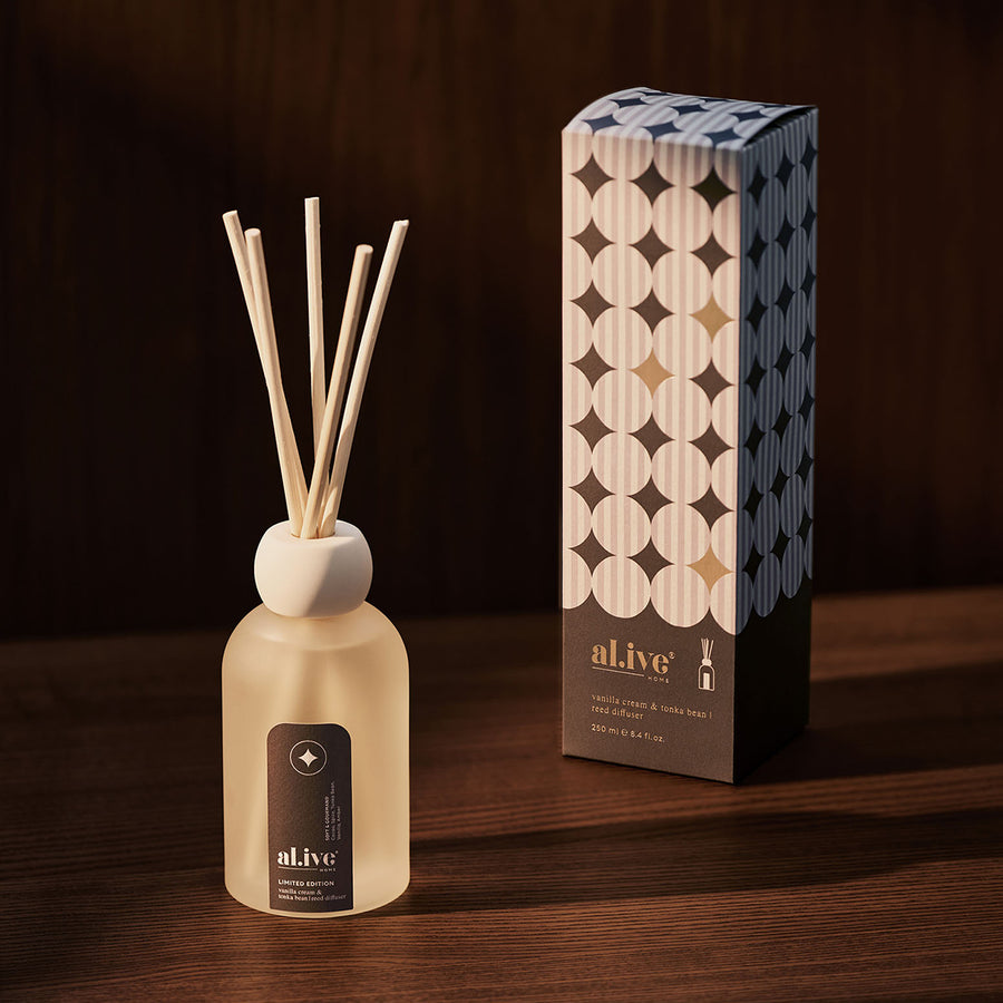Reed Diffuser - Vanilla Cream & Tonka Bean