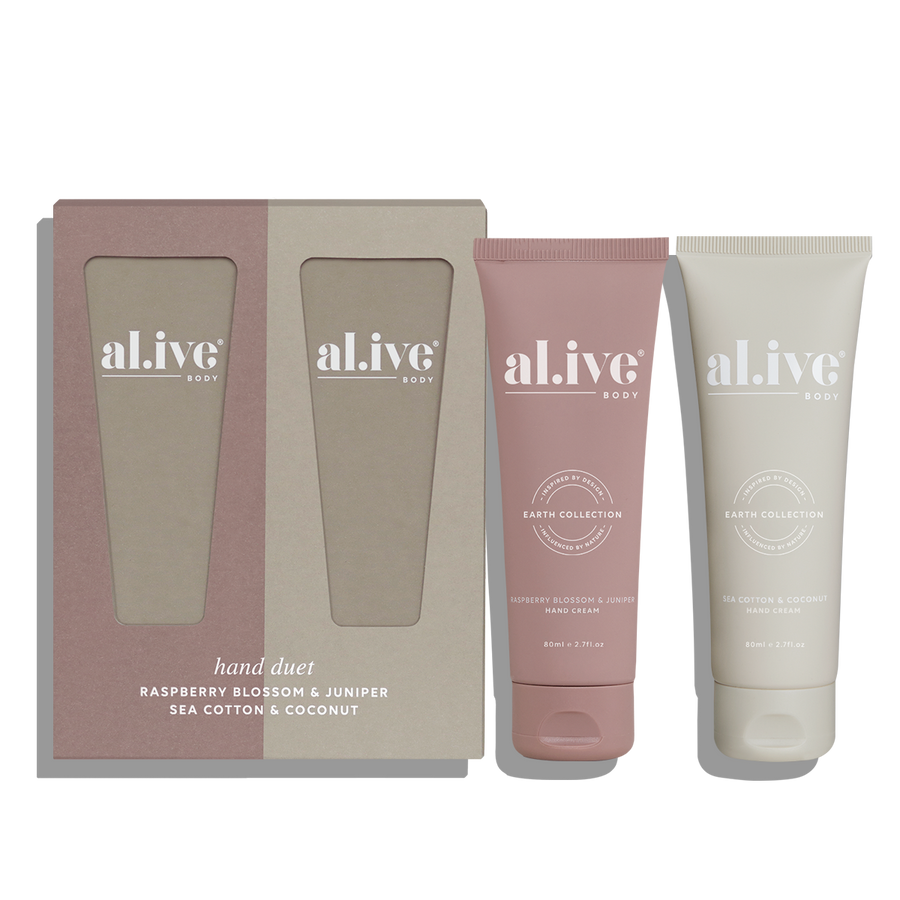 Hand Duet - Raspberry Blossom & Juniper + Sea Cotton & Coconut