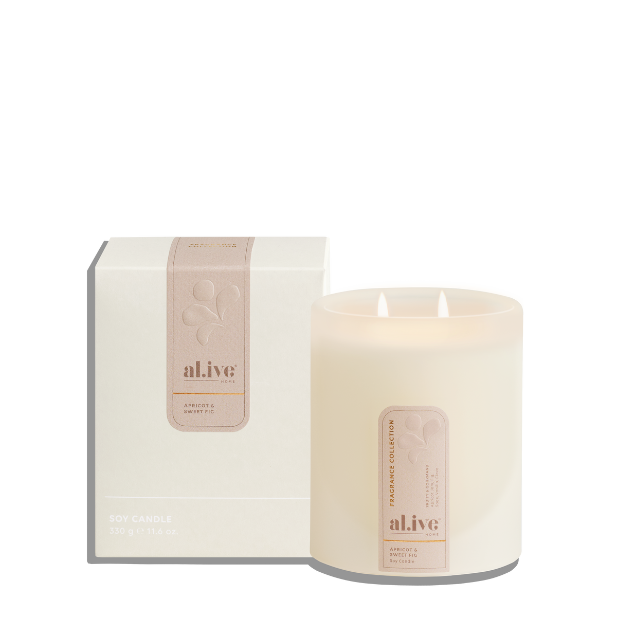 SOY CANDLE - APRICOT & SWEET FIG