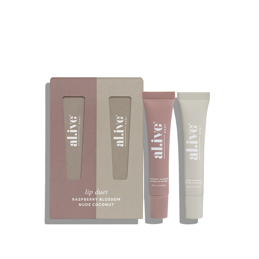 Lip Duet - Raspberry Blossom + Nude Coconut
