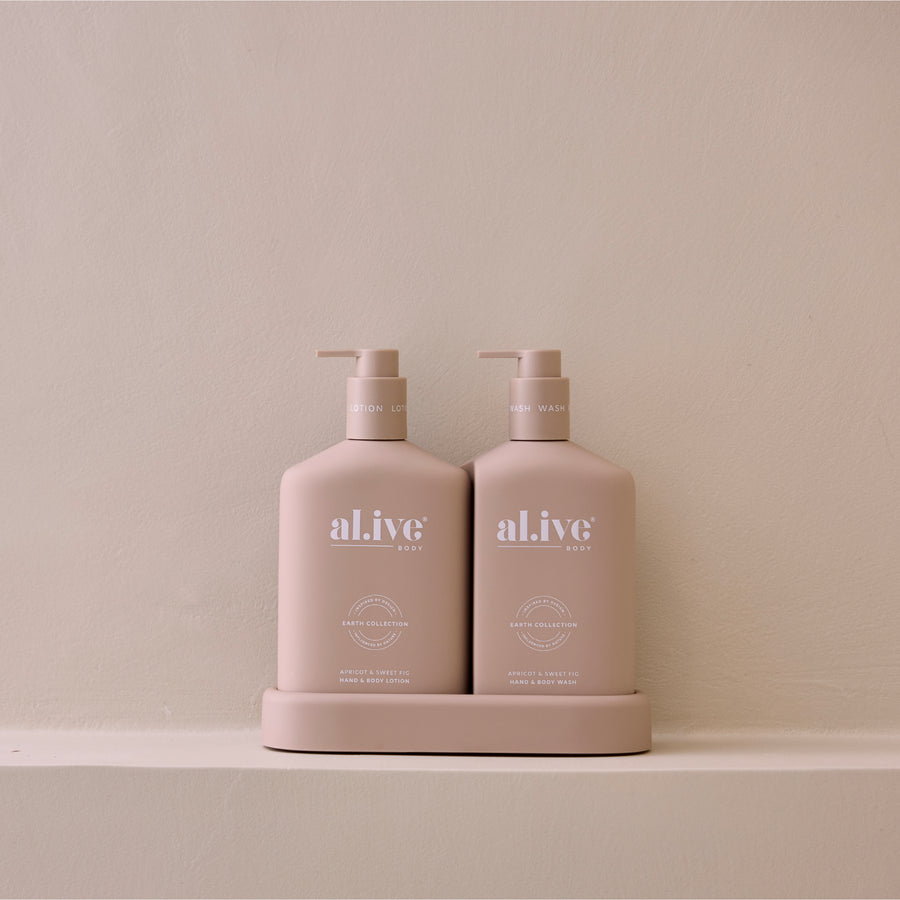Bathroom Duo Wash + Lotion - Apricot & Sweet Fig