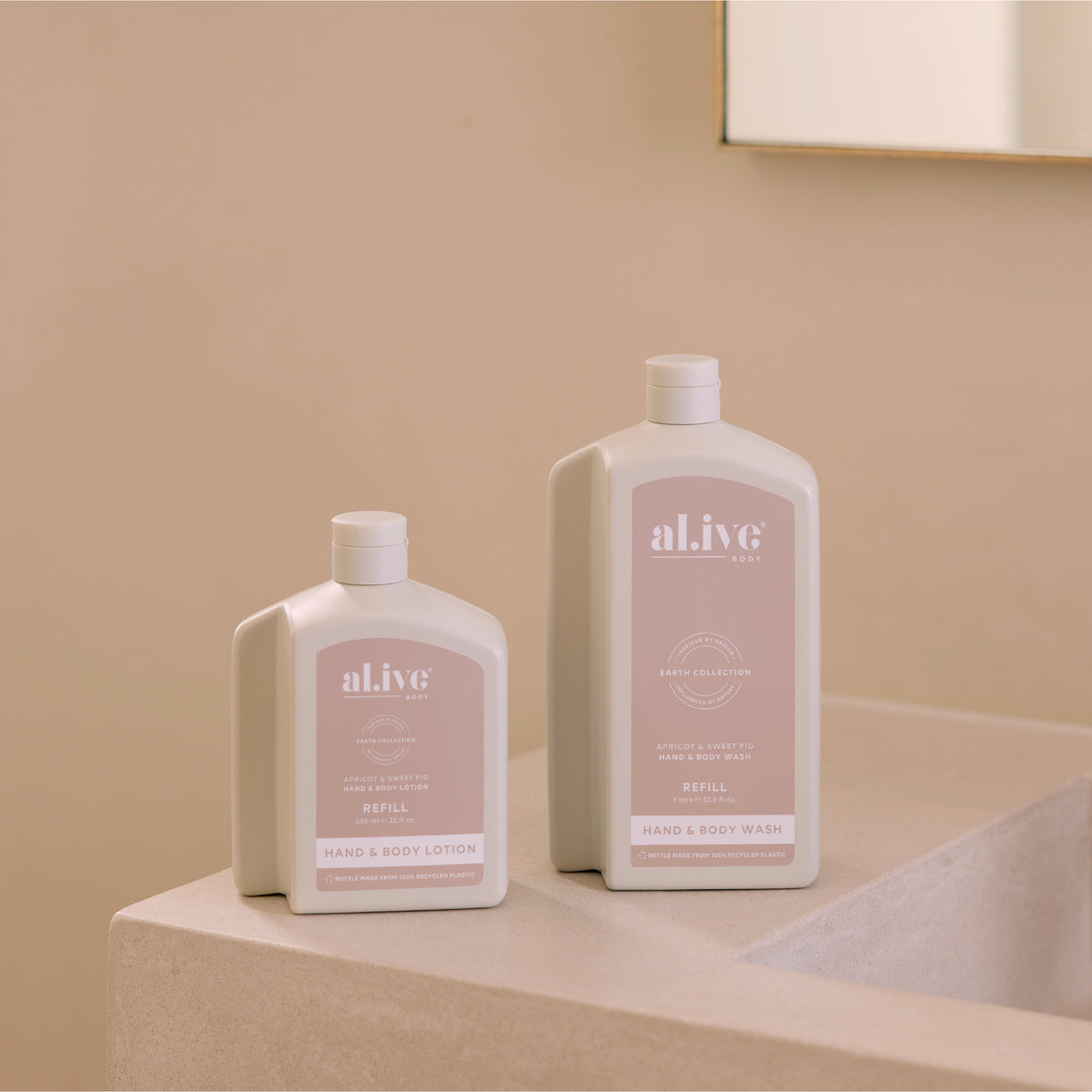 650ML LOTION REFILL - APRICOT & SWEET FIG