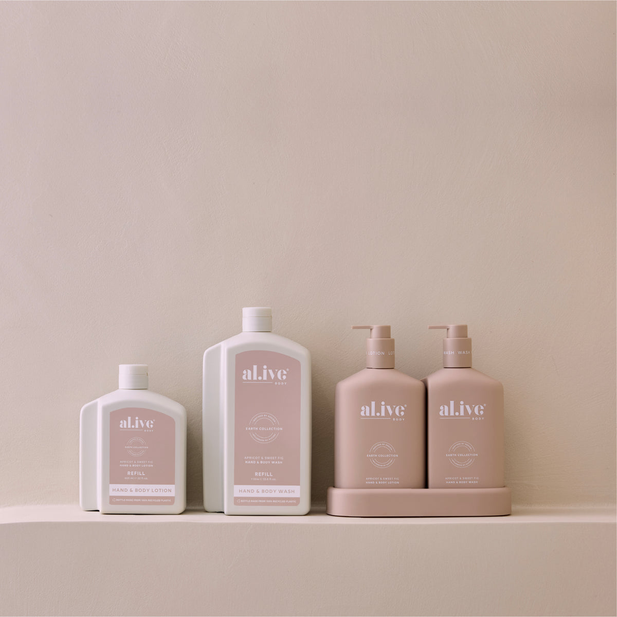 650ML LOTION REFILL - APRICOT & SWEET FIG