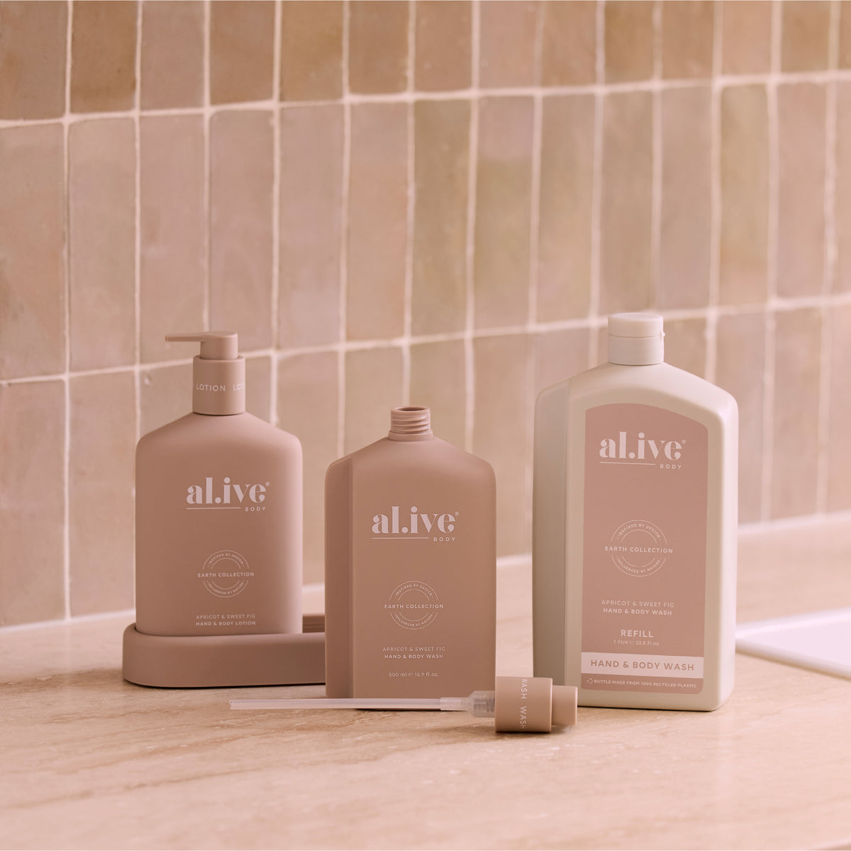 1 L WASH REFILL - APRICOT & SWEET FIG