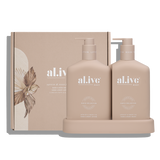 Bathroom Duo Wash + Lotion - Apricot & Sweet Fig
