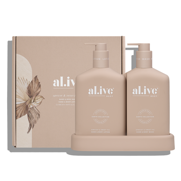 Bathroom Duo Wash + Lotion - Apricot & Sweet Fig